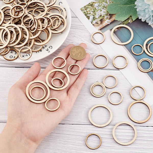Wood Linking Rings