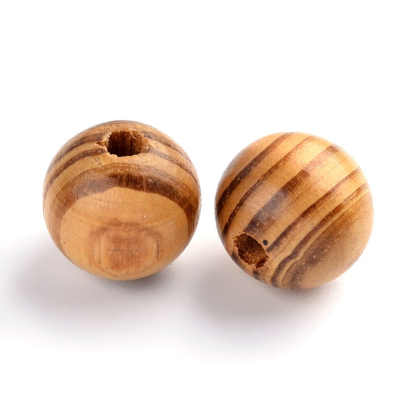 Natural Wood Beads, Dyed, Lead Free, BurlyWood, 16x15mm