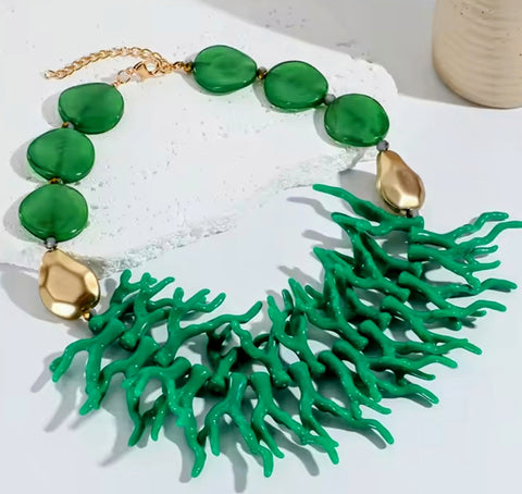 Coral Shape Beaded Necklace