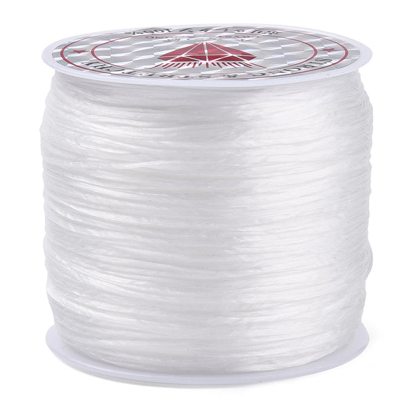 Floss elastic clear 60 yds .8 mm