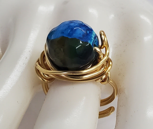 Serenity Blue Ocean Agate Collection