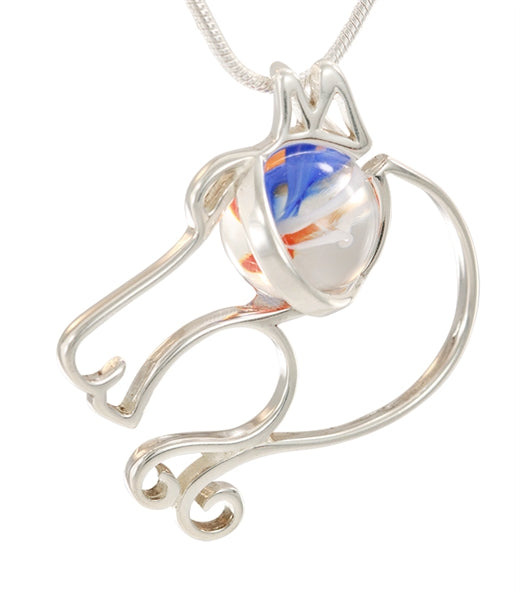GAYM- 14MM FANCY ANIMARBLES PENDANT - SOLID STERLING SILVER