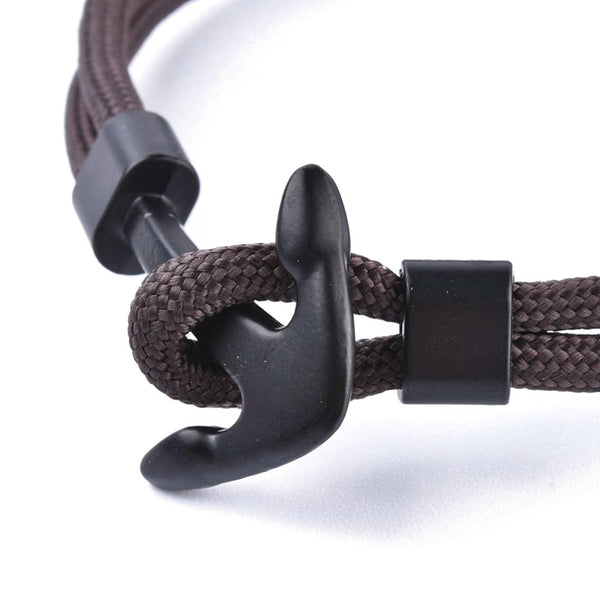 Polyester Cord Anchor Bracelets