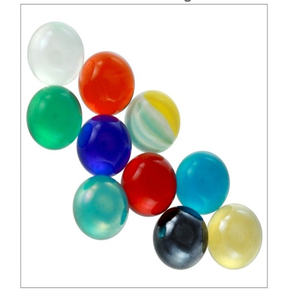 MARBLEPOP HOOP GAYM EARRINGS - SILVER PLATED