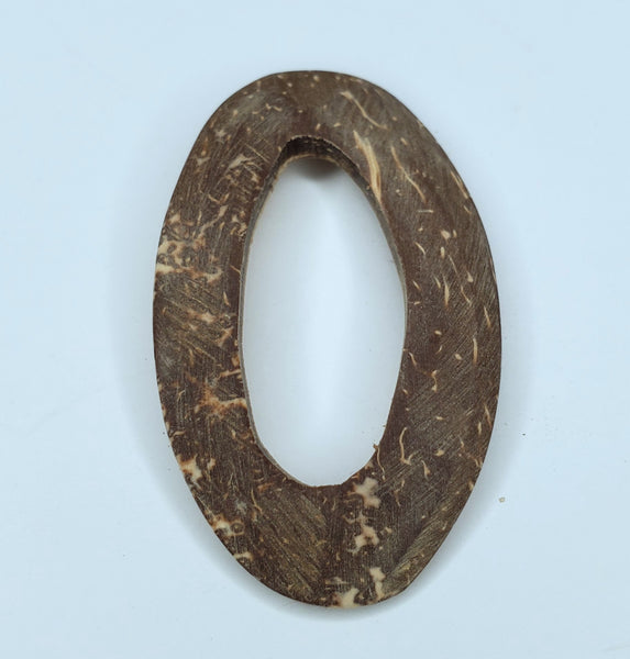 Coconut Oval Key Hole Component