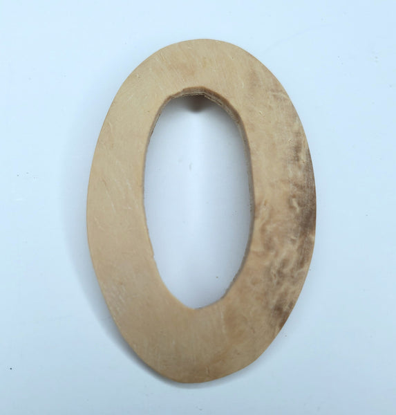 Coconut Oval Key Hole Component