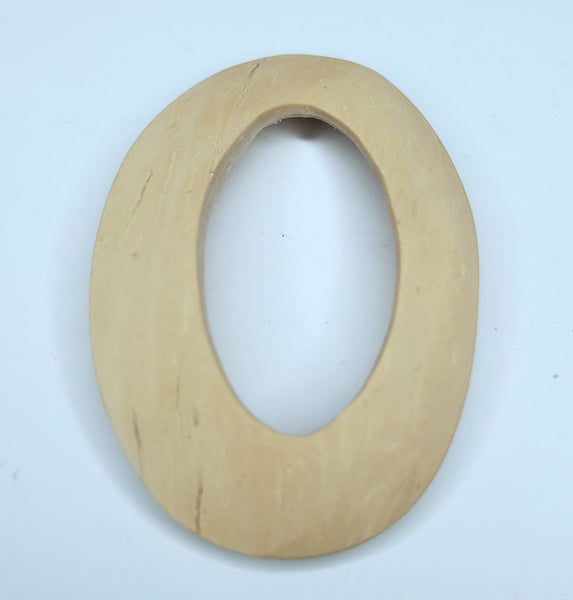 Coconut Oval Key Hole Component