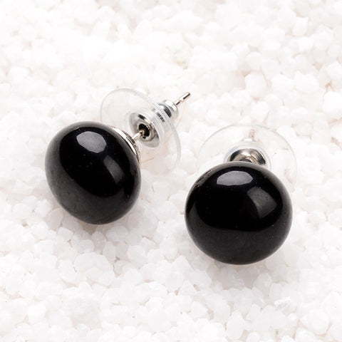 Natural Stone Stud Earrings