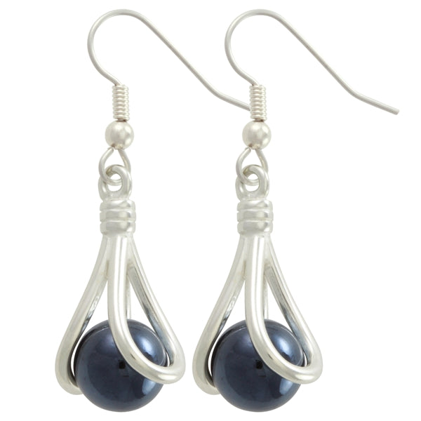 GAYM- ATHENA EARRINGS - SILVER PLATED