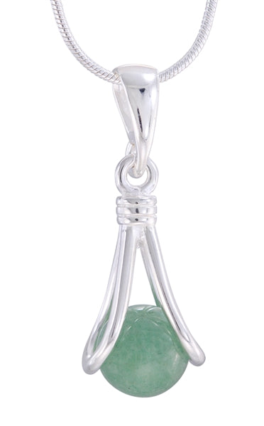 GAYM- ITTY BITTY MARBLEPOP! ATHENA PENDANT - SILVER PLATED