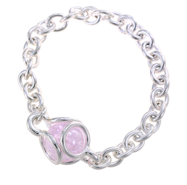 GAYM-16MM PLAYER MARBLEPOP! UNITY LINK BRACELET - SILVER PLATED