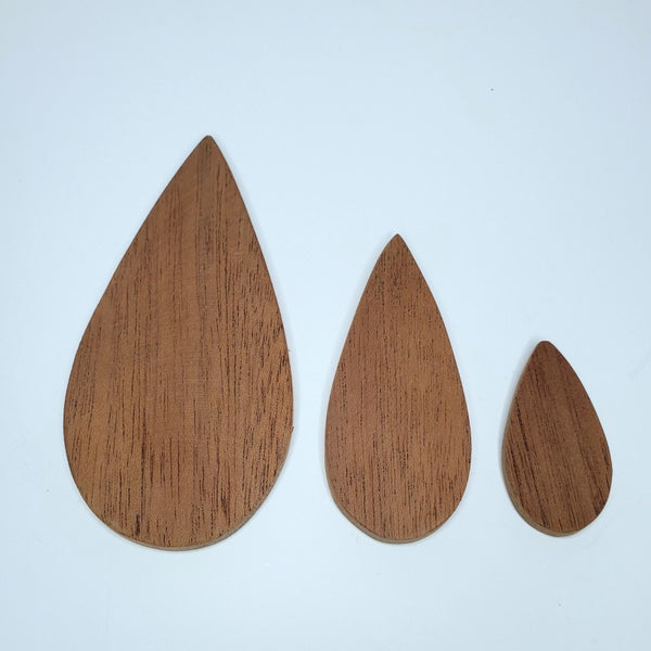 Wooden Teardrop Component