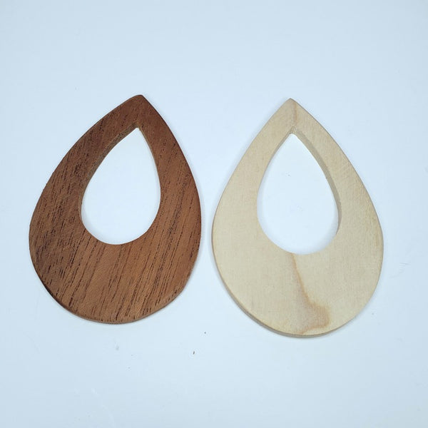 Wooden Key Hole Teardrop Component