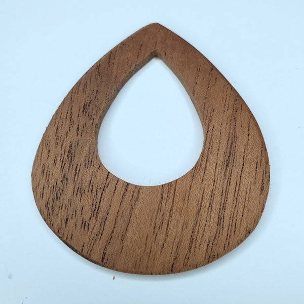 Wooden Key Hole Teardrop Component