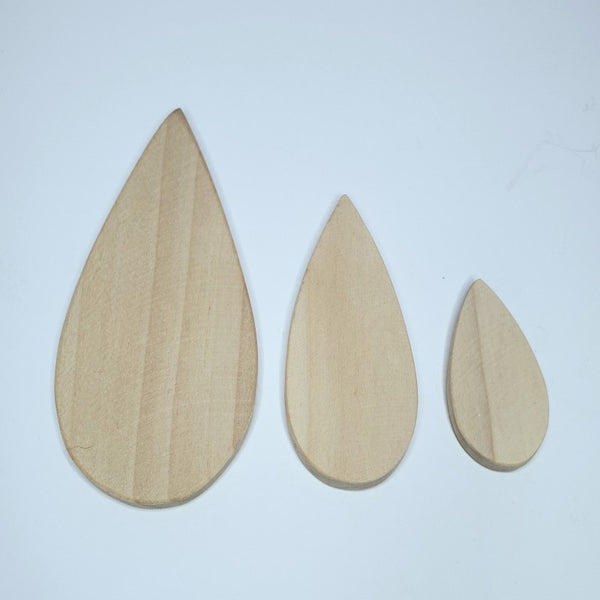 Wooden Teardrop Component