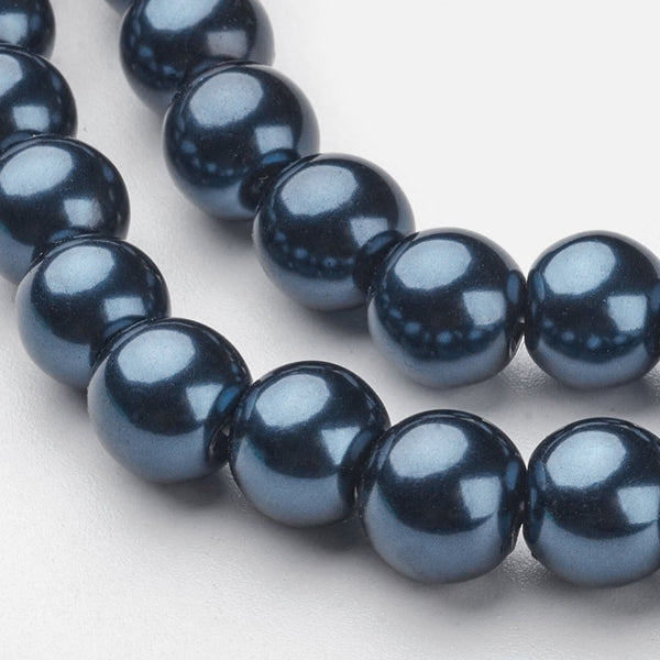 Glass Pearl Beads 8mm
