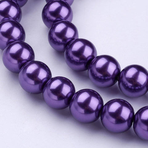 Glass Pearl Beads 8mm